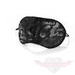 Bijoux Indiscrets Blind Passion Mask Szemkötő Maszk elegáns fényes fekete szaténból