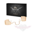 Bijoux Indiscrets Magnifique Handcuffs- Gold  Többfunkciós aranyozott BDSM ékszer, erotikus karkötőpár / bilincs