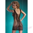 Livco Corsetti Zahara sexy fekete csipke miniruha cicaruha