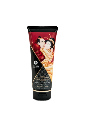 Shunga csókolható masszázskrém eper és pezsgő ízkombinációban 200ml Shunga csókolható masszázskrém eper és pezsgő ízkombinációban 200ml