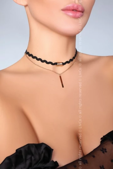 Livco Corsetti szexi fekete choker nyakpánt Livco Corsetti szexi fekete choker nyakpánt