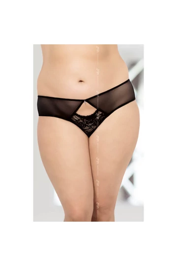 Softline hátul nyitott szexis fekete csipke francia bugyi 2XL EUR: 50-52 Softline hátul nyitott szexis fekete csipke francia bugyi 2XL EUR: 50-52