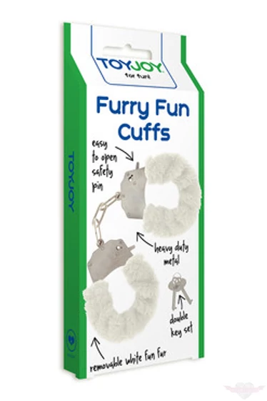 Toyjoy fehér plüssbilincs