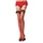 Leg Avenue szexi piros necc combfix harisnya piros ördögvillával