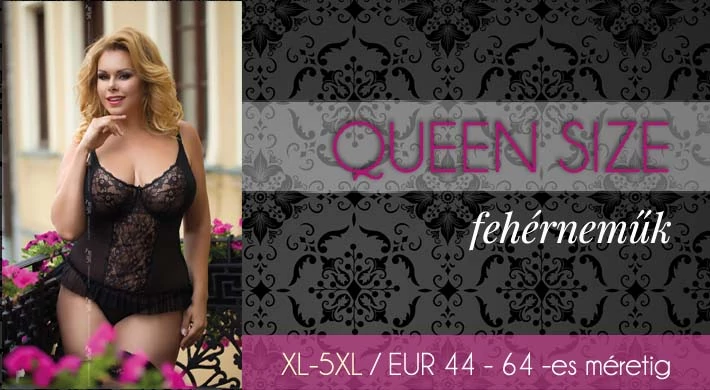 Nagyméretű szexi fehérnemű